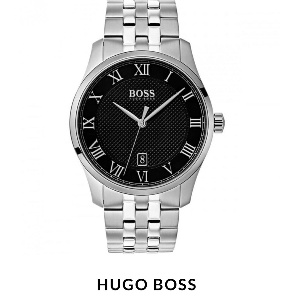 Hugo Boss Men's Master Black Stainless Watch